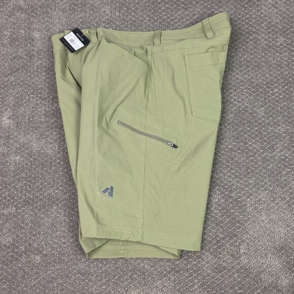 Eddie Bauer First Ascent Guide Pro Shorts Men's 36 Green Khaki Olive Hiking NWT - Picture 3 of 16